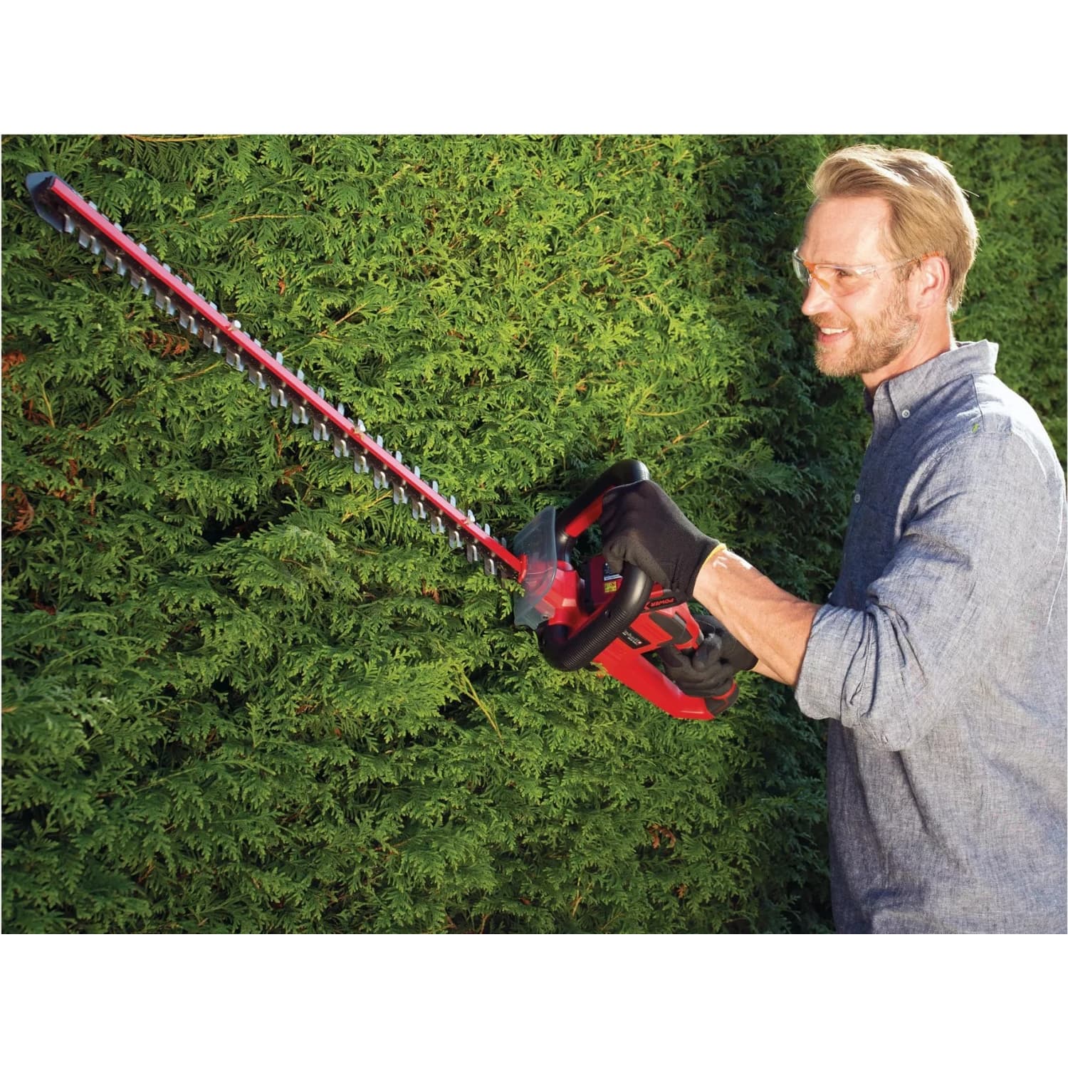 Einhell เครื่องตัดแต่งพุ่มไม้ไร้สาย ขนาด 18V ความยาวการตัด 60cm. Einhell รุ่น GE-CH 18/60 Li Solo 3