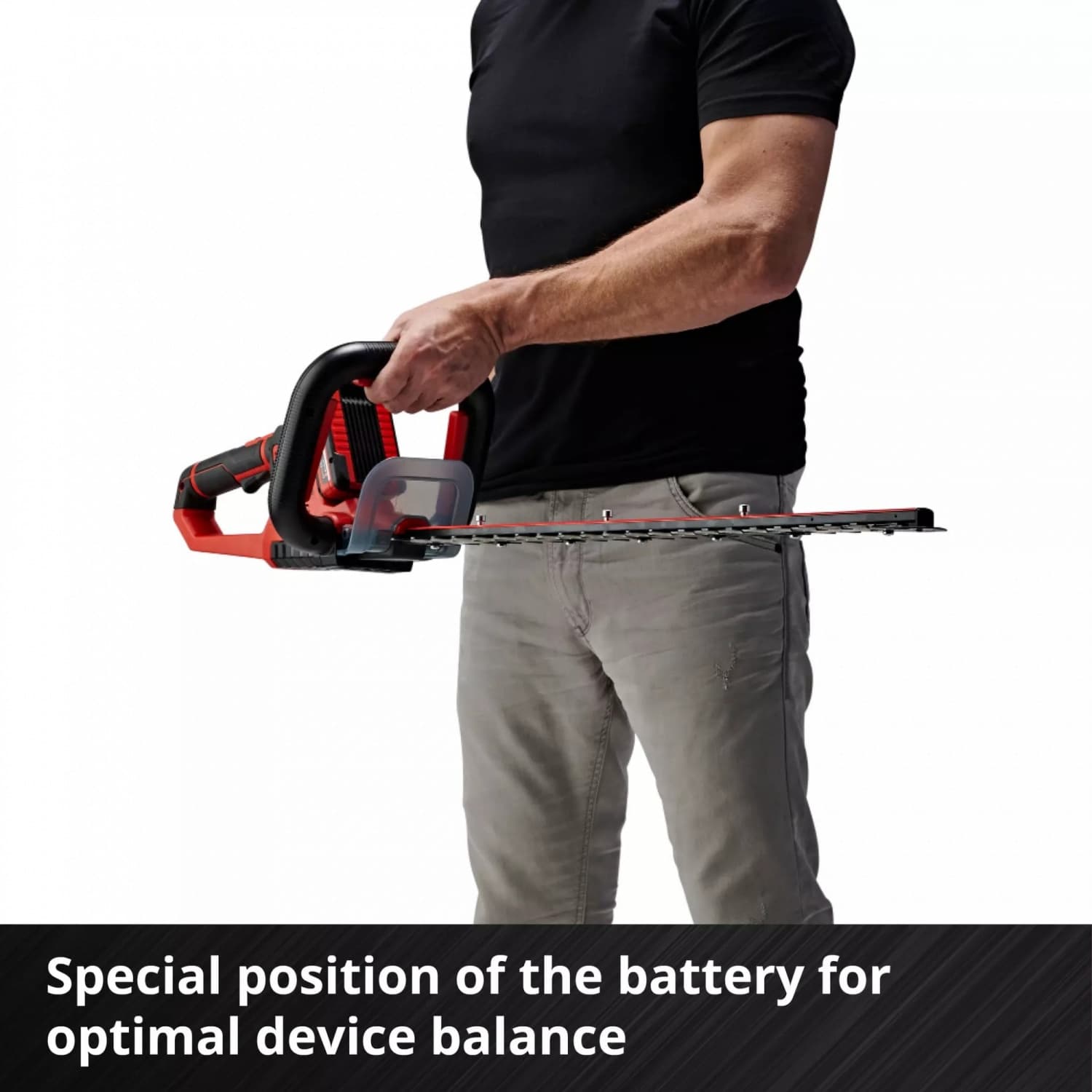 Einhell เครื่องตัดแต่งพุ่มไม้ไร้สาย ขนาด 18V ความยาวการตัด 60cm. Einhell รุ่น GE-CH 18/60 Li Solo 4