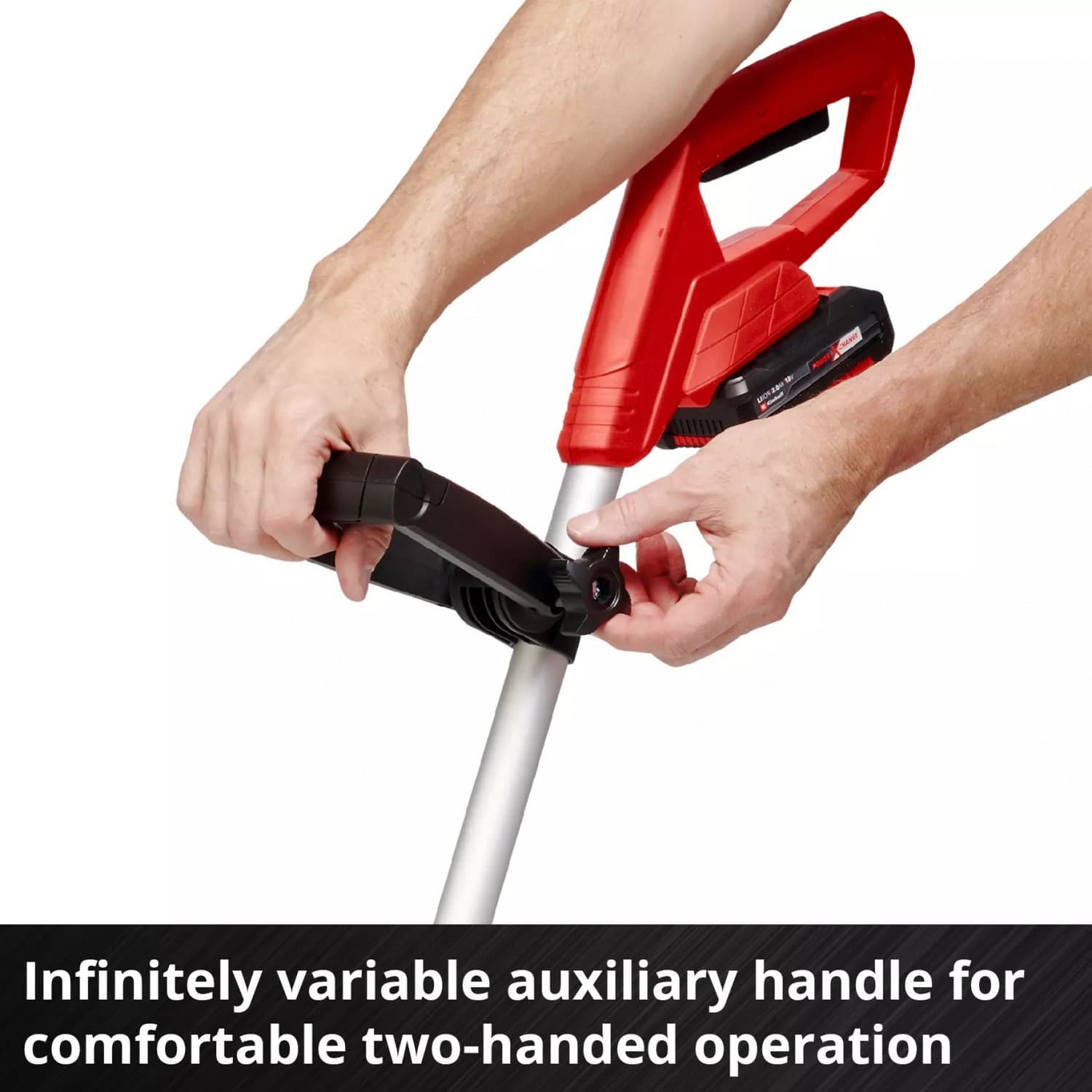 Einhell เครื่องเล็มหญ้าไร้สาย ขนาด 18V เส้นผ่าศูนย์กลางการตัด 24cm. รุ่น GC-CT 18/24 Li Solo 4