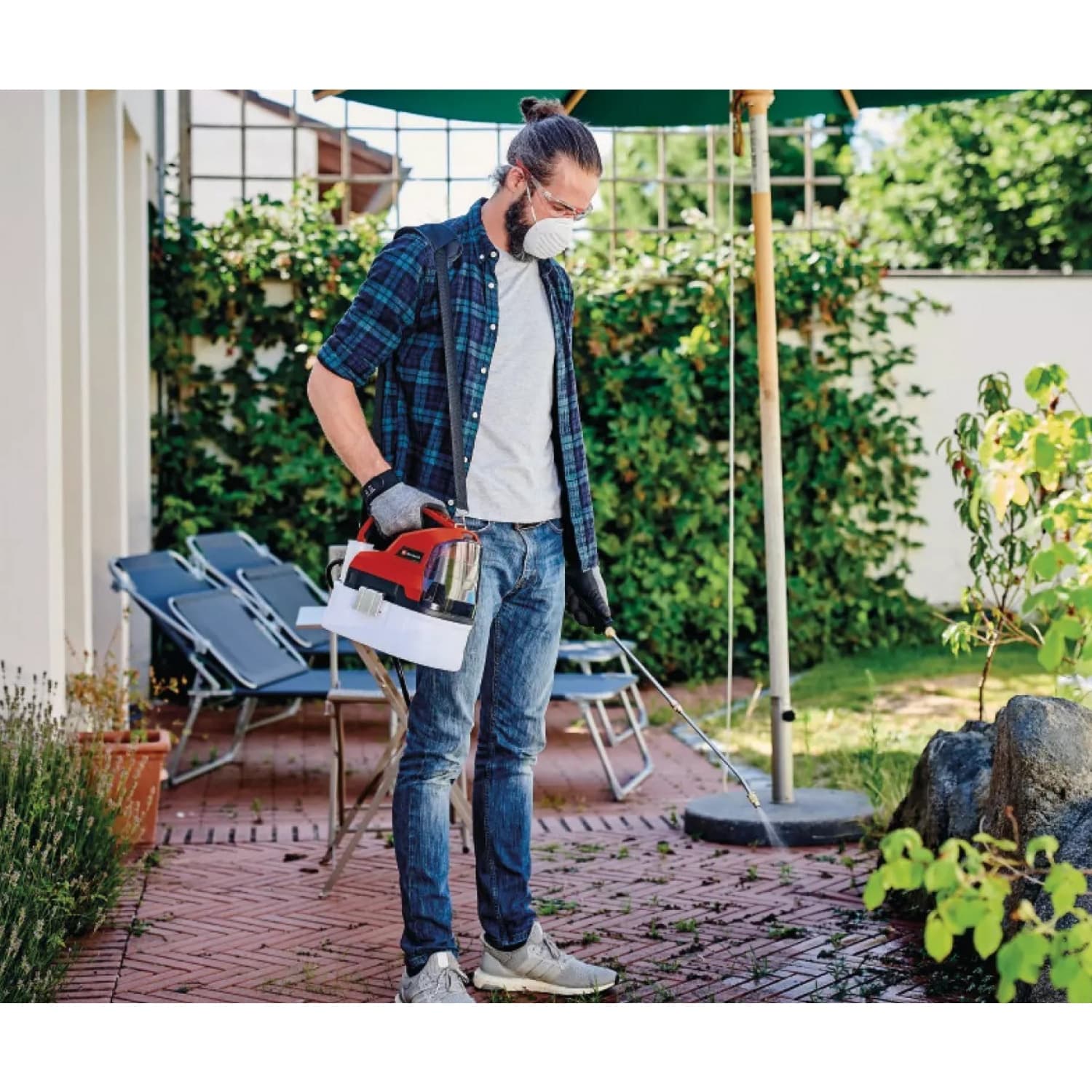 Einhell เครื่องพ่นยาไร้สาย ขนาด 18V ความจุ 3.5L รุ่น GE-WS 18/35 Li Solo 2