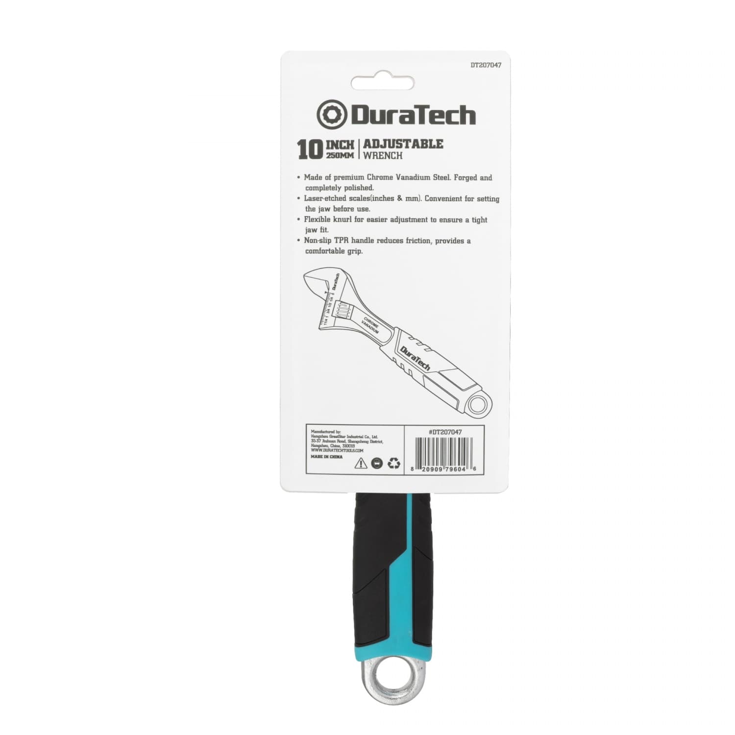 Duratech ประแจเลื่อน CR-V ด้ามยาง ขนาด 260มม. (10นิ้ว) รุ่น DT207047 2