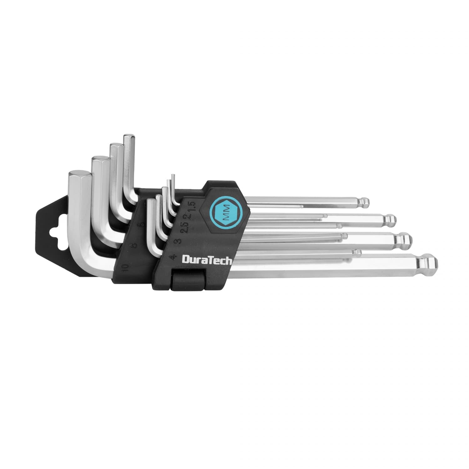 Duratech ชุดปะแจแอลหกเหลี่ยม  9 ชิ้น แบบสั้น (เมตริก) รุ่น DT404009 3