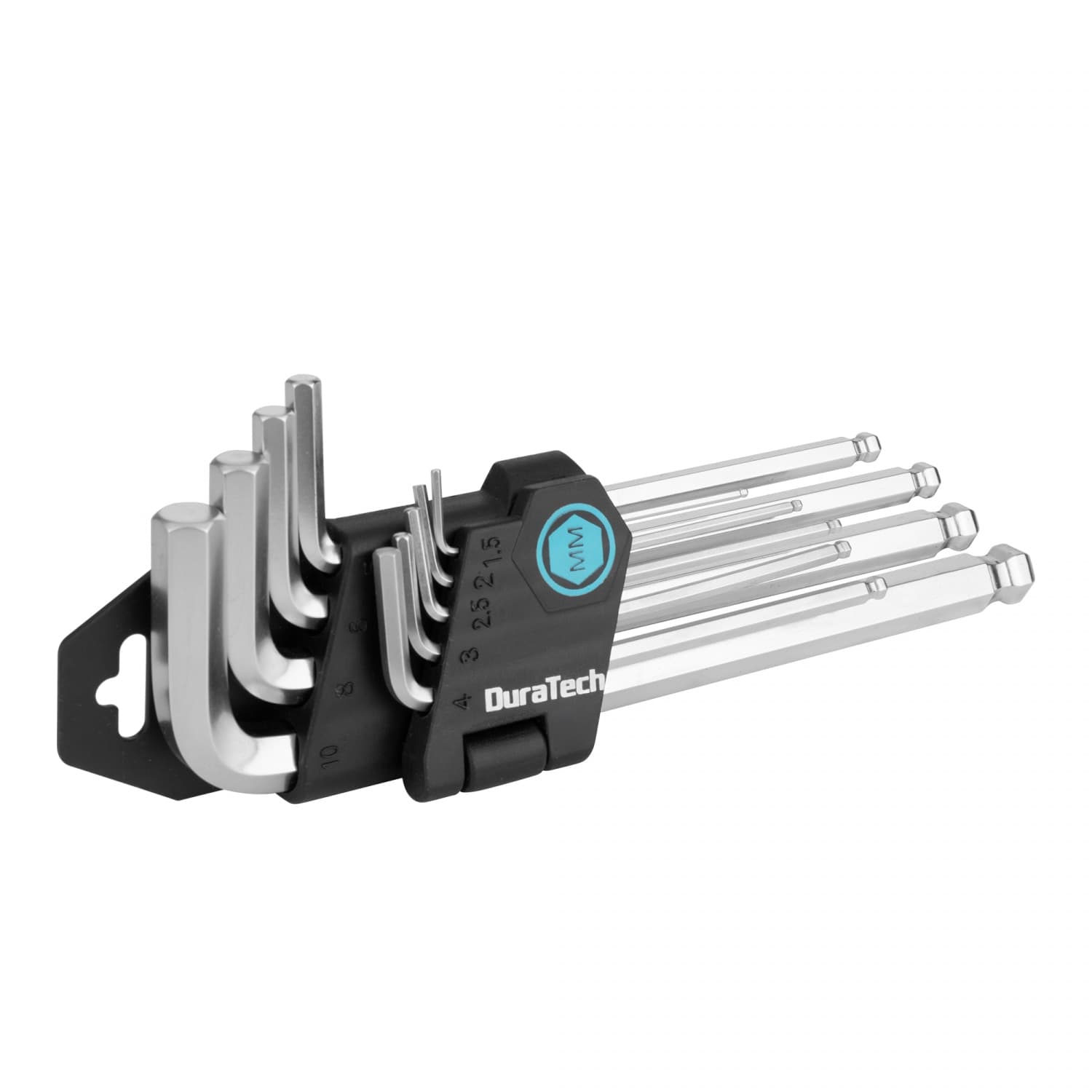 Duratech ชุดปะแจแอลหกเหลี่ยม  9 ชิ้น แบบสั้น (เมตริก) รุ่น DT404009 4