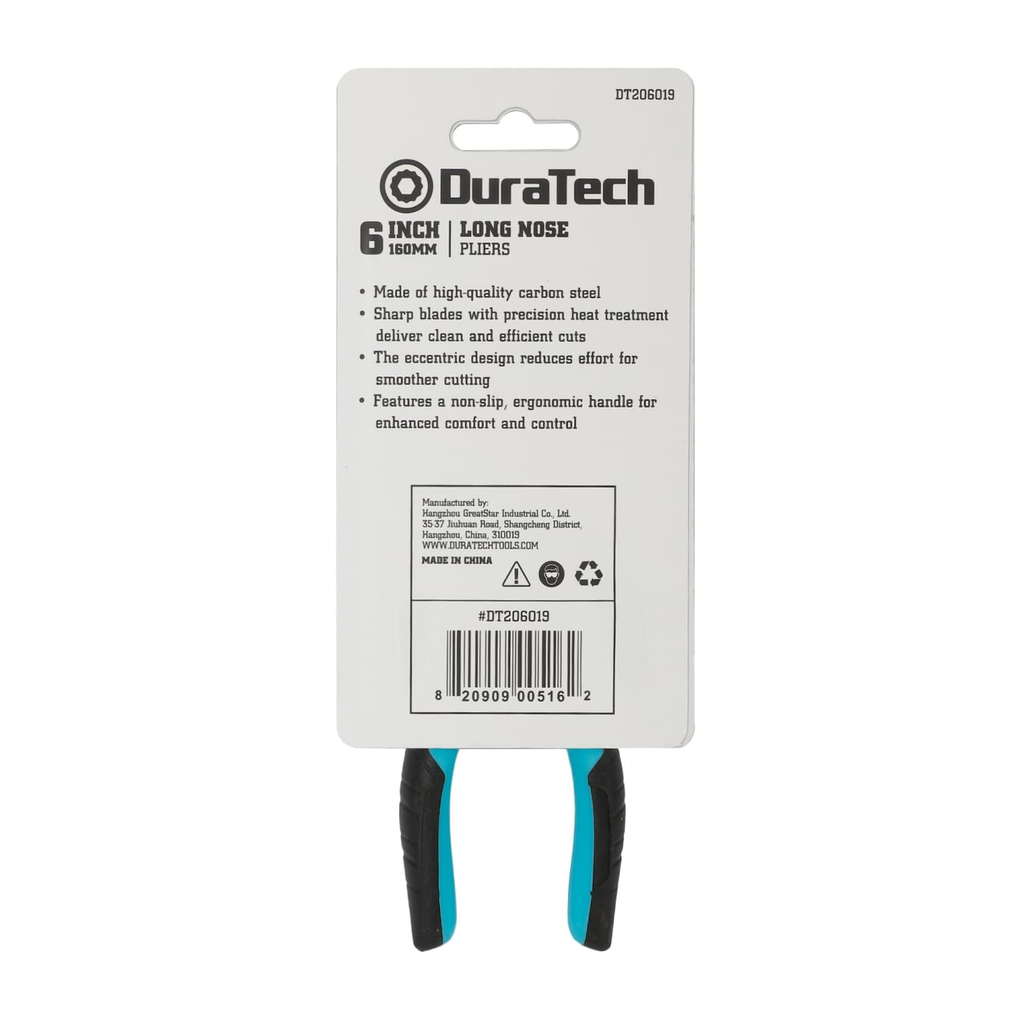 Duratech คีมปากแหลม CR - V ขนาด 6 นิ้ว รุ่น DT206019 2