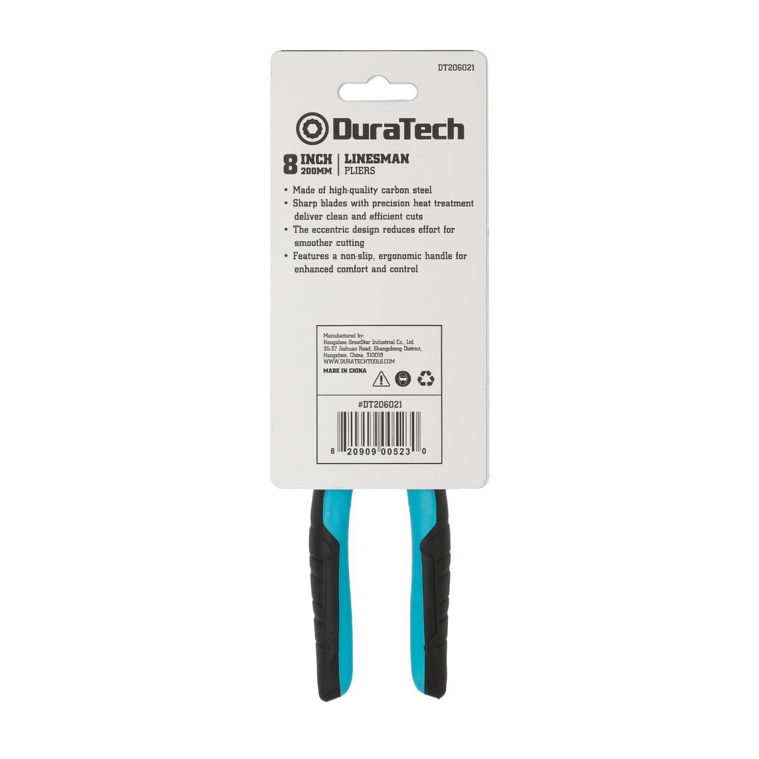 Duratech CR - V คีมปากจิ้งจก ขนาด 8 นิ้ว รุ่น DT206021 3