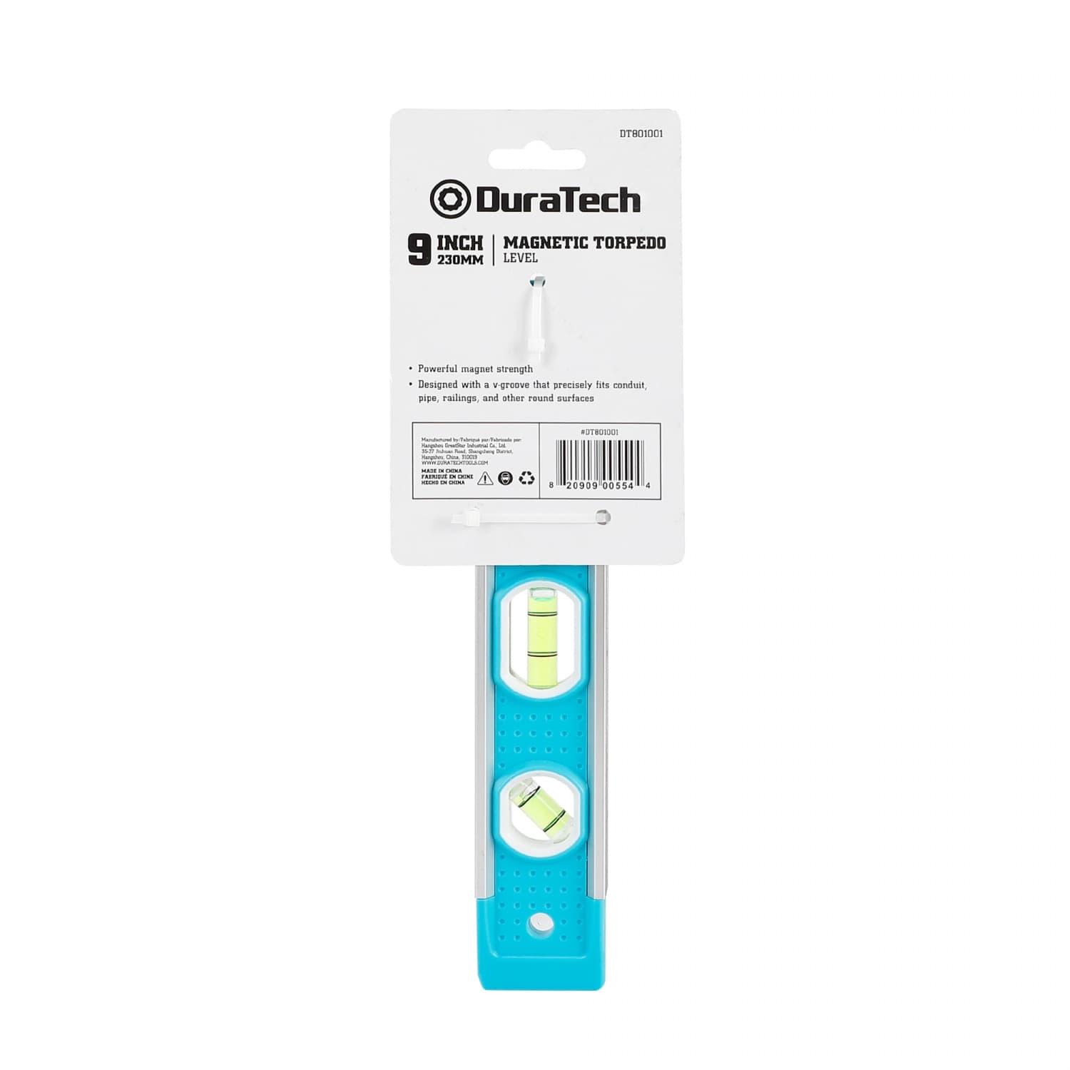 Duratech ระดับน้ำทรงตอปิโด แม่เหล็ก ขนาด 9 นิ้ว รุ่น DT801001 2