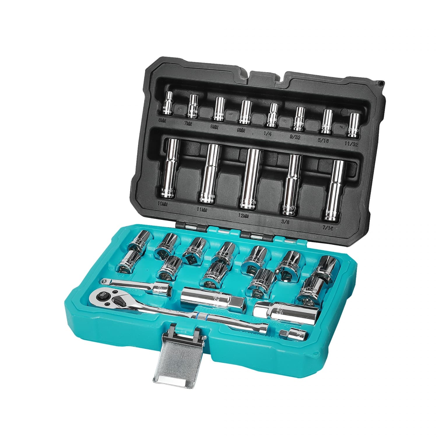 Duratech ชุดประแจบ็อกซ์อเนกประสงค์ 30 ชิ้น พร้อมกล่อง รุ่น DTMTSS030