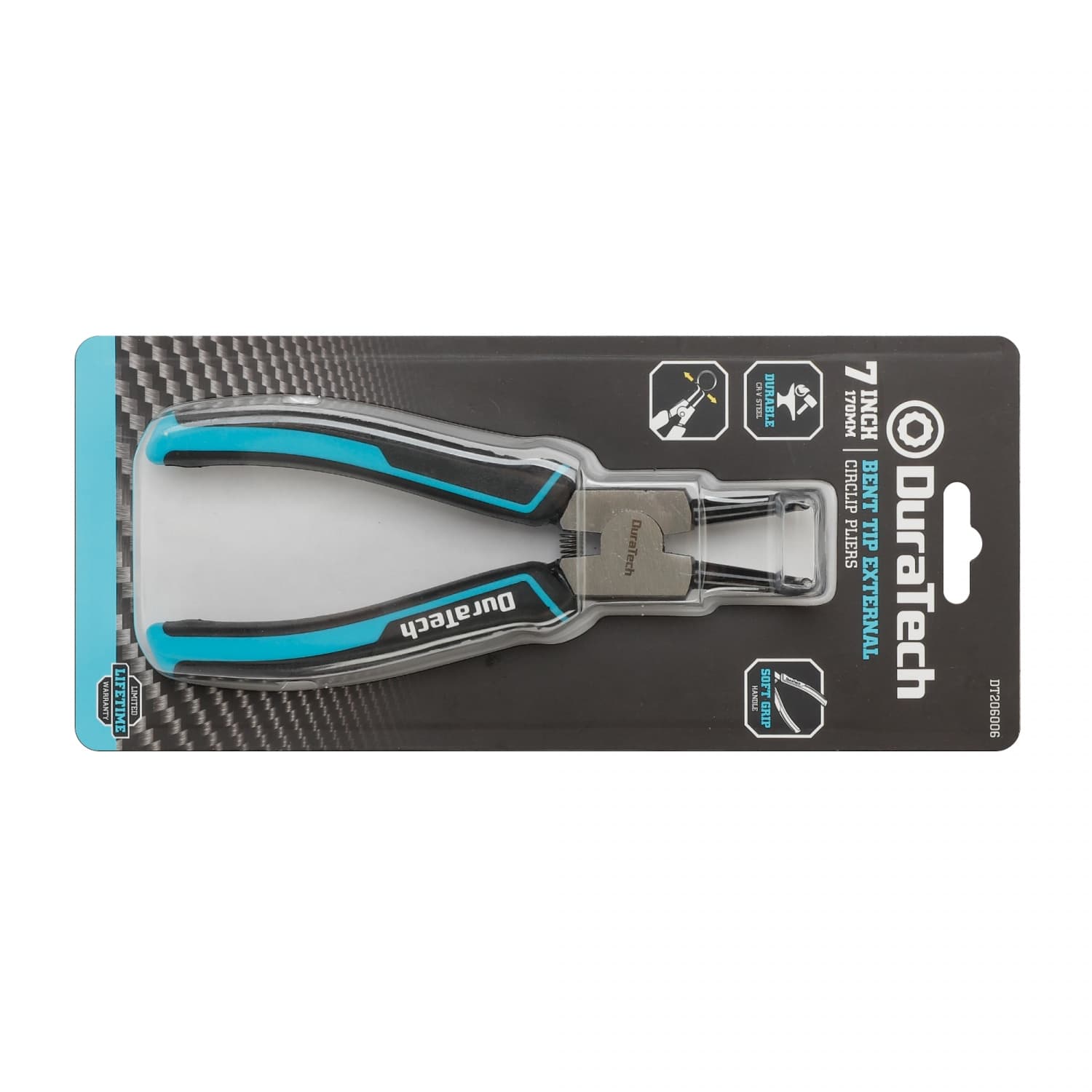Duratech คีมถ่างแหวนปากงอ ขนาด 180 มม. (7 นิ้ว) รุ่น DT206006 3