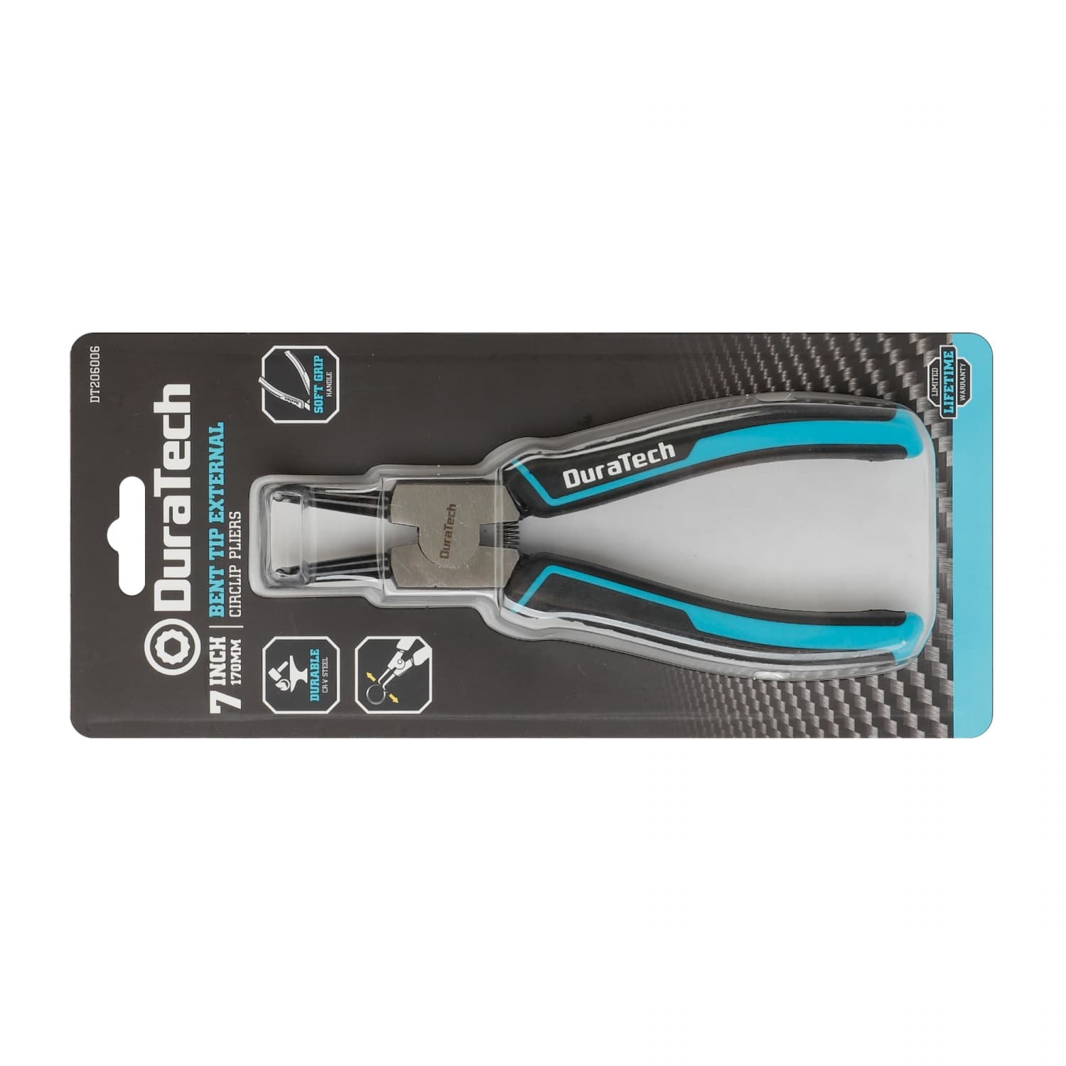 Duratech คีมถ่างแหวนปากงอ ขนาด 180 มม. (7 นิ้ว) รุ่น DT206006 4