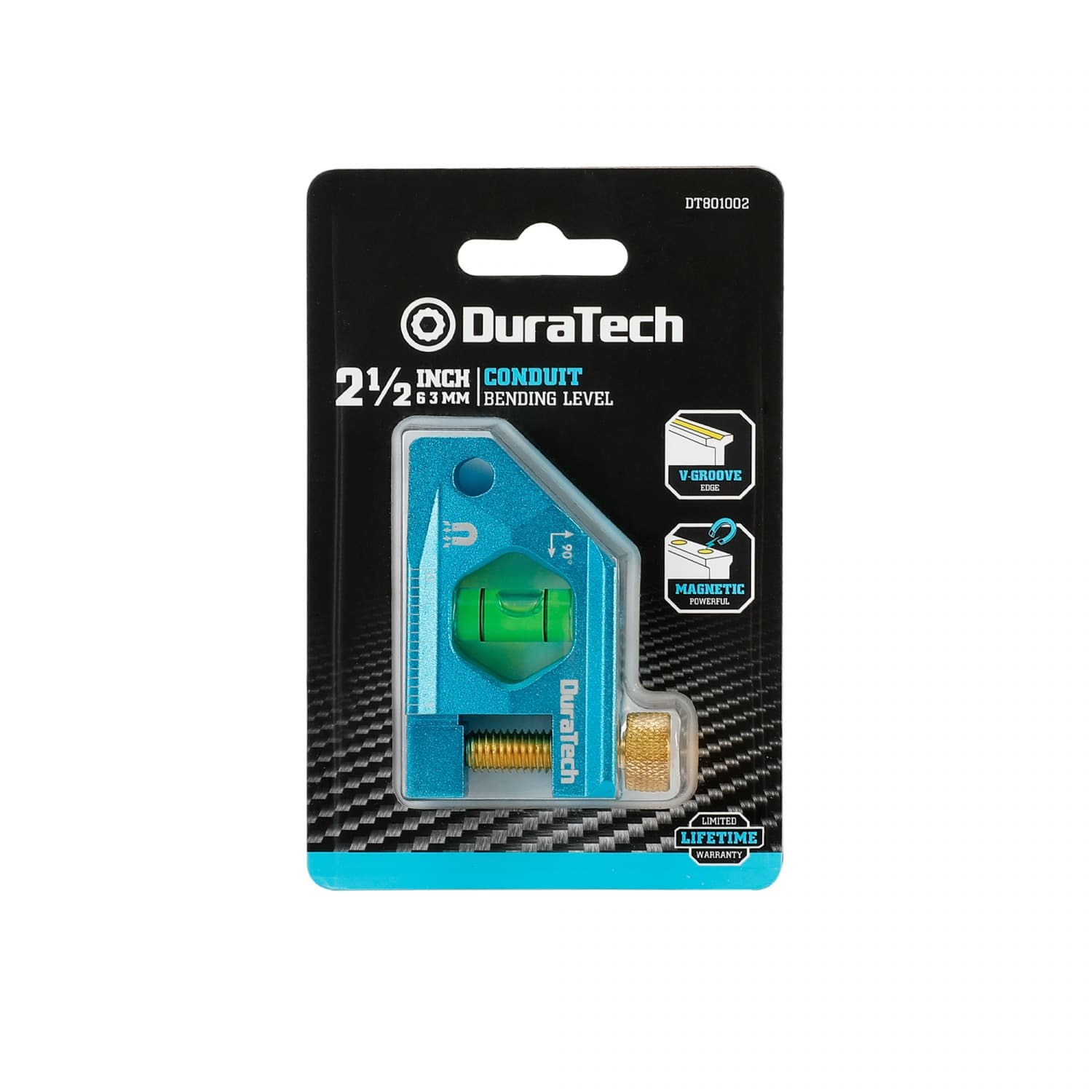 Duratech ระดับน้ำดัดท่อ พร้อมฐานแม่เหล็ก ขนาด 2.5 นิ้ว รุ่น DT801002 2