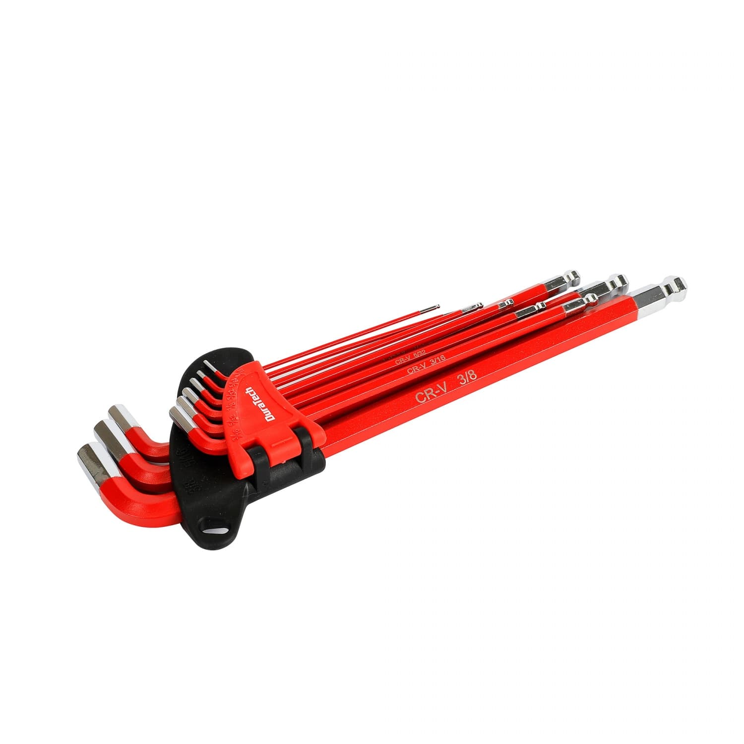 Duratech ชุดประแจหกเหลี่ยมหัวบอล 9 ชิ้น แบบยาว (SAE)  รุ่น DT404078 5
