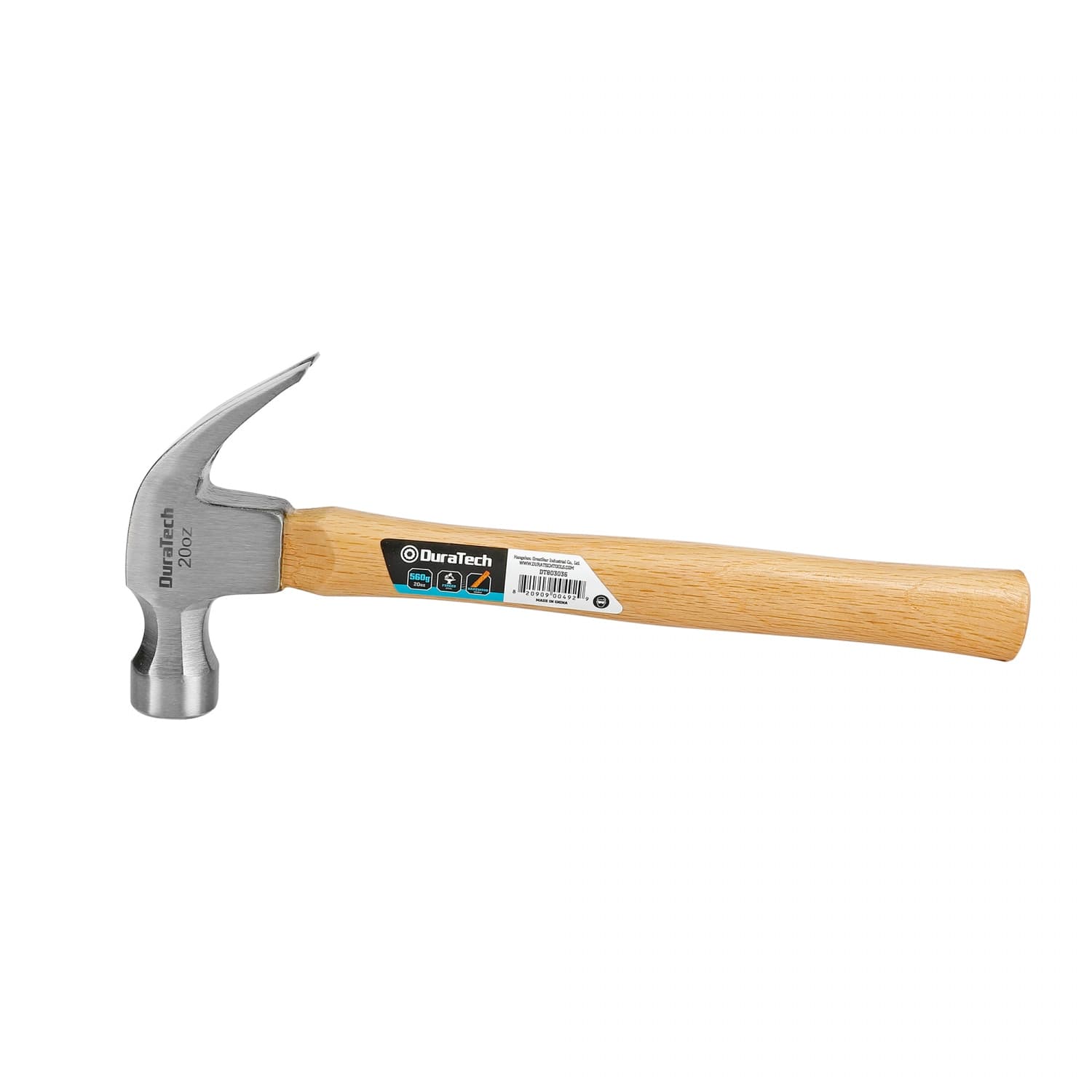 Duratech ค้อนหงอนด้ามไม้ ขนาด 20 ออนซ์ รุ่น DT803036