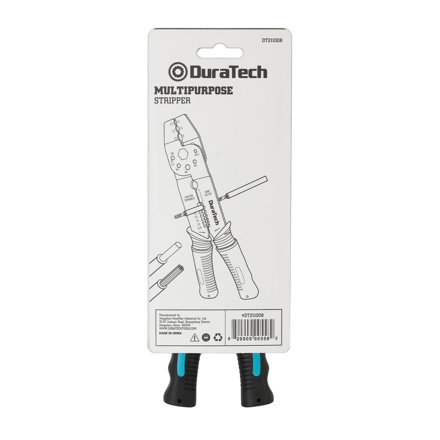 Duratech คีมปอกสายไฟอเนกประสงค์ ขนาด 200 มม. ( 8 นิ้ว ) รุ่น DT211008 2