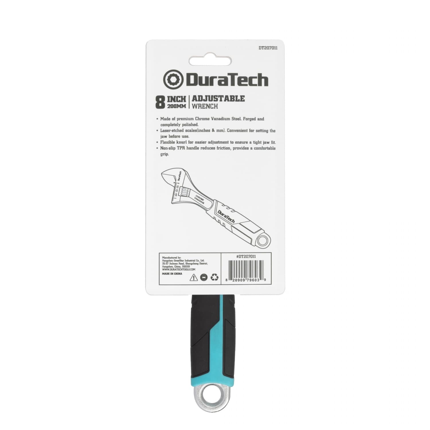 Duratech ประแจเลื่อน CR-V ขนาด 210มม. 8นิ้ว รุ่น DT207011 2