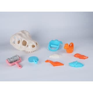 TOYS ของเล่นชุดถังชายหาดไดโนซอร์และอุปกรณ์ 9 ชิ้น รุ่น HG-1127 ขนาด 28x18x16 ซม. คละสี 7