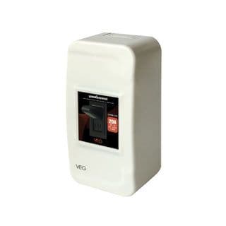 V.E.G. ชุดเซฟตี้เบรคเกอร์ 20A รุ่น GPBB-120  สีดำ 4