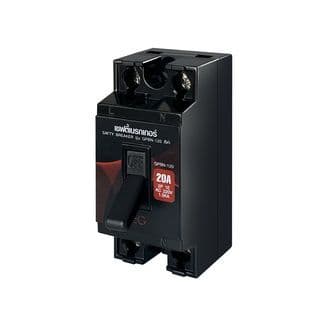 V.E.G. เซฟตี้เบรคเกอร์ 20A รุ่น GPBN-120  สีดำ 6