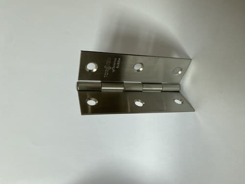 TORSTEN บานพับสเตนเลส ขนาด 3.5”x2.25”x1.5มม. 304 รุ่น HSS35.225.15-GBXSS3043 (3ชิ้น/แพ็ค) สีเงิน 3