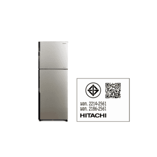 HITACHI ตู้เย็น 2 ประตู 10.2 คิว RH300PD BSL สีเงิน 5