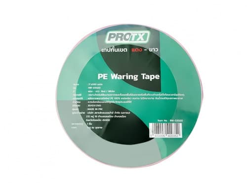 PROTX เทปกั้นเขต รุ่น RW-03500 แดง-ขาว ขนาด 3x500เมตร 9