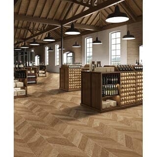 La Arezza 60X120 ซม.กระเบื้องพอร์ซเลน รุ่น Heritage Oak red brown (DGD1260027) Matt - Hone Random (2pcs /box  1.44 sqm) 5