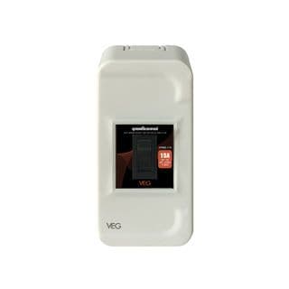 V.E.G. ชุดเซฟตี้เบรคเกอร์ 15A รุ่น GPBฺB-115  สีดำ