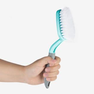 ICLEAN แปรงขัดอเนกประสงค์ด้ามสั้น รุ่น GTG56938 ขนาด 3.5x5.5x26 ซม. สีเขียว-เทา 2