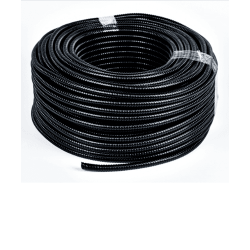 V.E.G.ท่ออ่อนเหล็กหุ้ม PVC 1/2 10M/ม้วน สีดำ 3