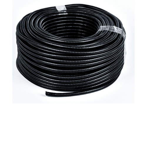 V.E.G.ท่ออ่อนเหล็กหุ้ม PVC  3/4 10M/ม้วน สีดำ 3