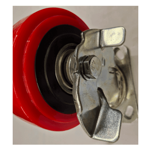 KAMPER ลูกล้อโพลียูรีเทน (PU) แป้นหมุน - มีเบรค รุ่น 1013-125B 3