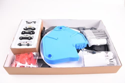 TOYS ของเล่นชุดรางรถตำรวจและเฮลิคอปเตอร์พร้อมอุปกรณ์#255(53x35x8ซม.) 4