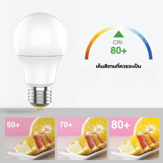 EILON หลอด LED BULB 9W 945lm 3000K E27 รุ่นTP-AB9-4WW แสงวอร์มไวท์  (แพ็ค 4 ชิ้น) 3