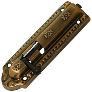 COLT กลอนประตูซิงค์ ไม่มีขา รุ่น 280 ขนาด 4 นิ้ว สีทองแดงรมดำ (แพ็ค 1) 3