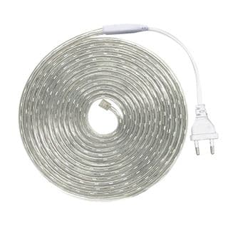 HI-TEK ชุดไฟแอลอีดีเส้นริบบิ้น 2835/120LED 220V 10M แสงขาว 8