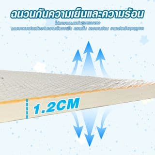 NINO WORLD ชุดแผ่นปูพื้นจิ๊กซอว์ รุ่น CY01 (4 แผ่น)  ขนาด 60x60x1.2 ซม. สีลายไม้น้ำตาล 6