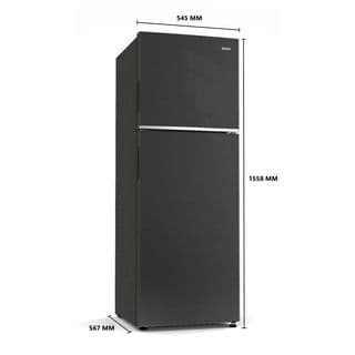 HAIER ตู้เย็น 2 ประตู รุ่น HRF-245MN (Fixed Speed) ขนาด 8.3 คิว สีดำ 5