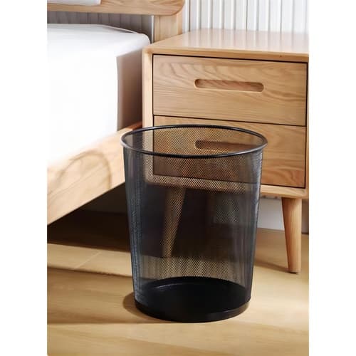 SMITH ตะกร้าเหล็กกลมอเนกประสงค์ 20 ลิตร (L) รุ่น TG59203 ขนาด 29.5x29.5x35ซม. สีดำ 3
