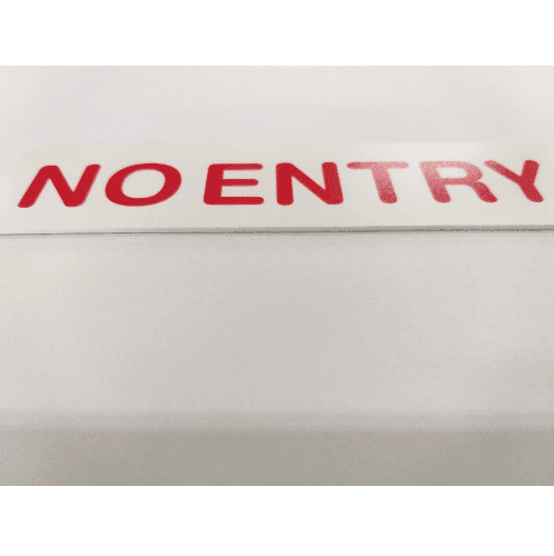 ป้ายPP (NO ENTRY) SGB1103-03 ขนาด 16x4 ซม. 2