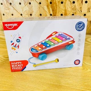 TOYS ของเล่นไซโลโฟนรูปรถ รุ่น HE8040 ขนาด 18x26.5x7.5 ซม. คละสี 3