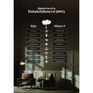 BATHIC ประตู WPC รุ่น แผ่นเรียบ BWC01 ขนาด 80x200 ซม. สีซีซารัสโอ๊ค (เจาะลูกบิด) 3