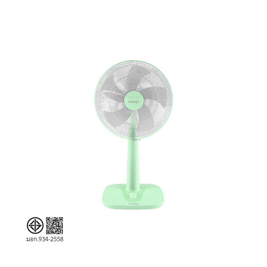 COCOGU พัดลมสไลด์ 16 นิ้ว RF5 สีเขียว 8