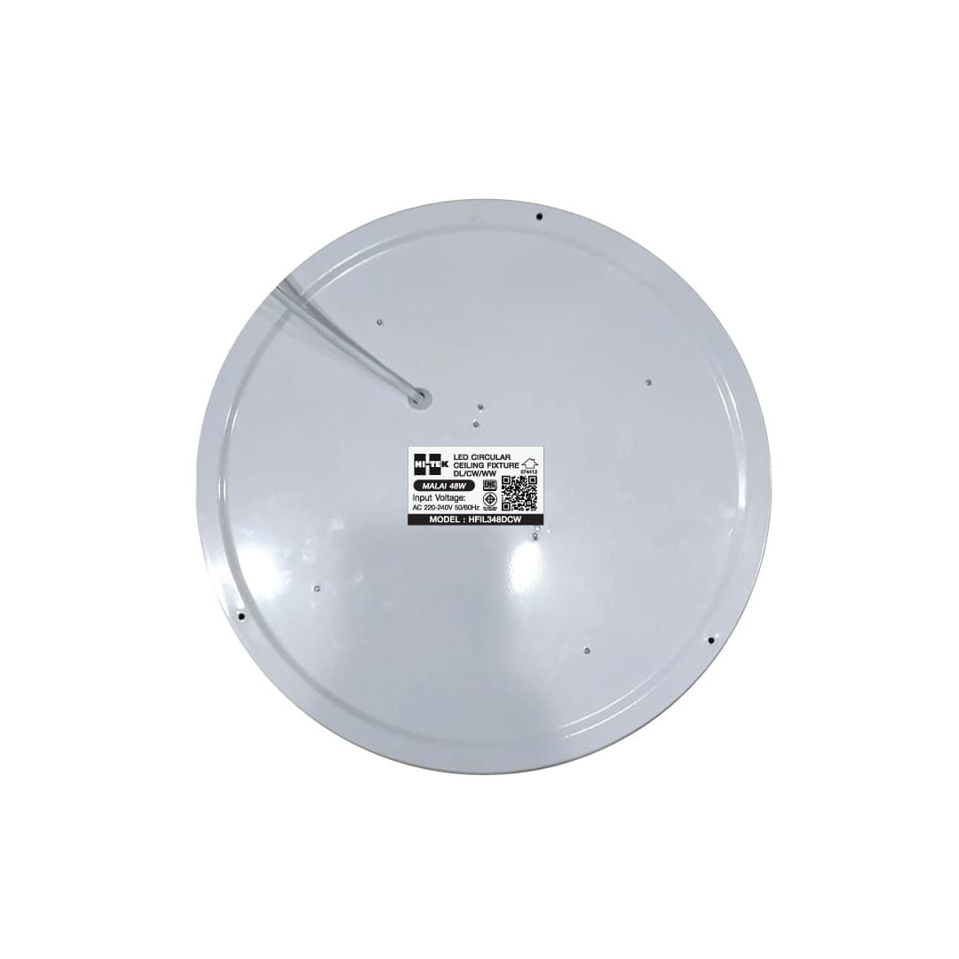 HI-TEK ชุดโคม LED เพดานกลม 48W รุ่น มาลัย เปลี่ยน 3 แสง 3