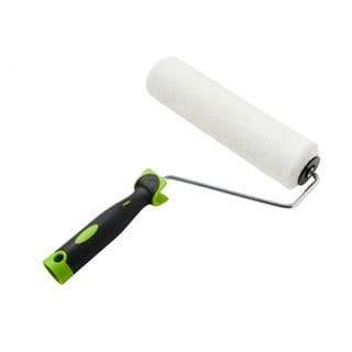 PRO Renovator ลูกกลิ้งทาสีพร้อมด้าม 10นิ้ว (ขนยาว12มม.) รุ่น GBH-RSPR-6 สีขาว