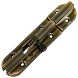 COLT กลอนประตูสแตนเลส  รุ่น 400 ขนาด 4นิ้ว สีทองแดงรมดำ (แพ็ค 1) 3
